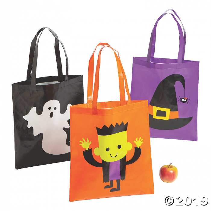 Large Halloween Character Tote Bags (Per Dozen)