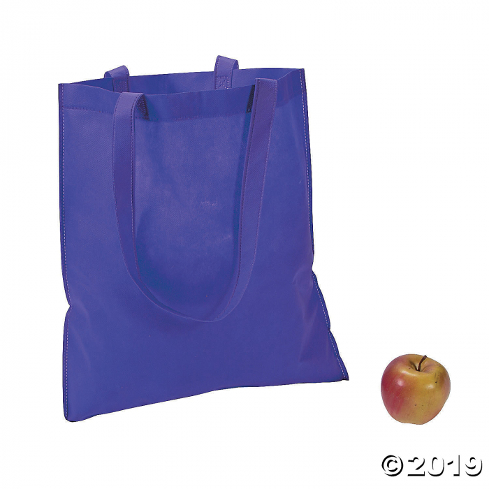 Large Purple Tote Bags (Per Dozen)