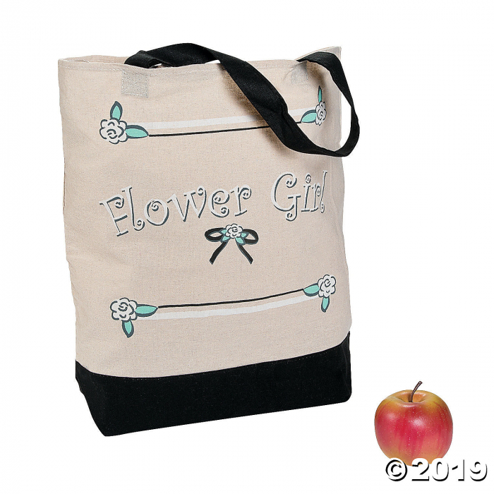 Flower Girl Tote Bag Flower Girl Tote Bag