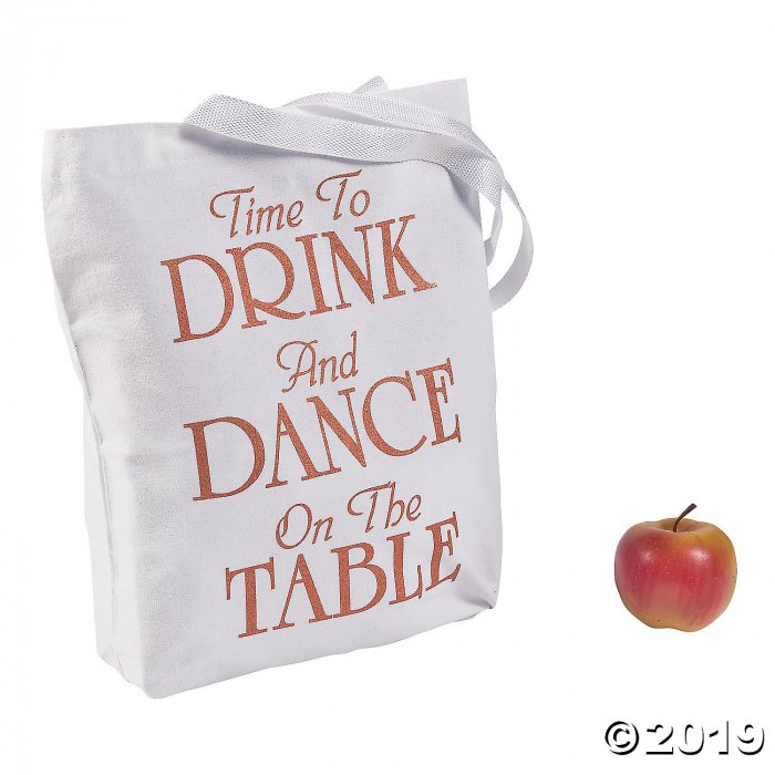 Time to Drink & Dance on the Table Tote Bags (1 Set(s))