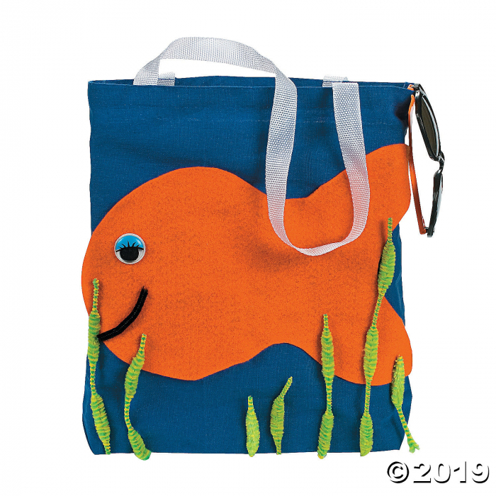 Medium Blue Canvas Tote Bags (Per Dozen)