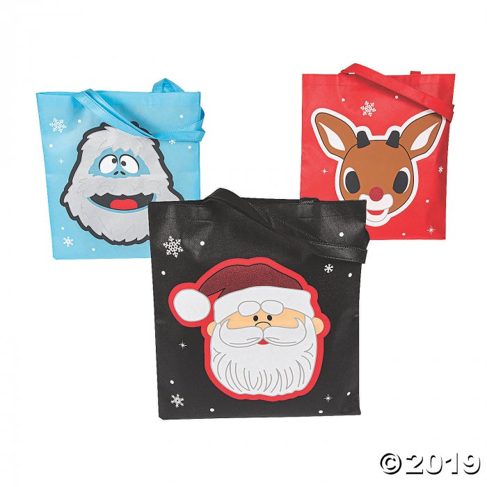 Rudolph the Red-Nosed Reindeer® Large Tote Bags (Per Dozen)