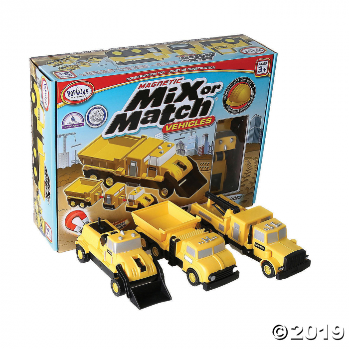 Magnetic Mix or Match® Construction Vehicles (1 Set(s))
