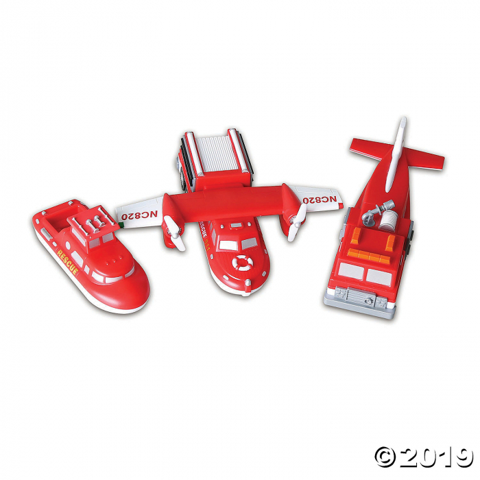 Magnetic Mix or Match® Vehicles - Fire & Rescue (1 Set(s))