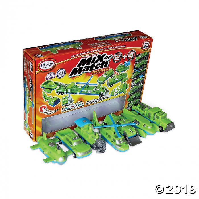 Magnetic Mix or Match® Vehicles - Ages 2-4 (1 Set(s))