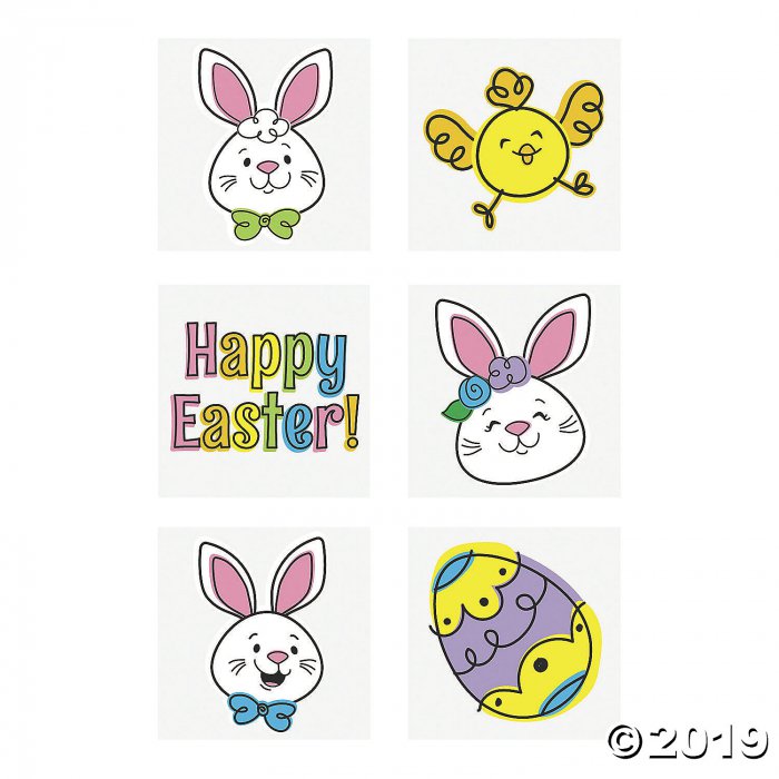 Happy Easter Tattoos (72 Piece(s))