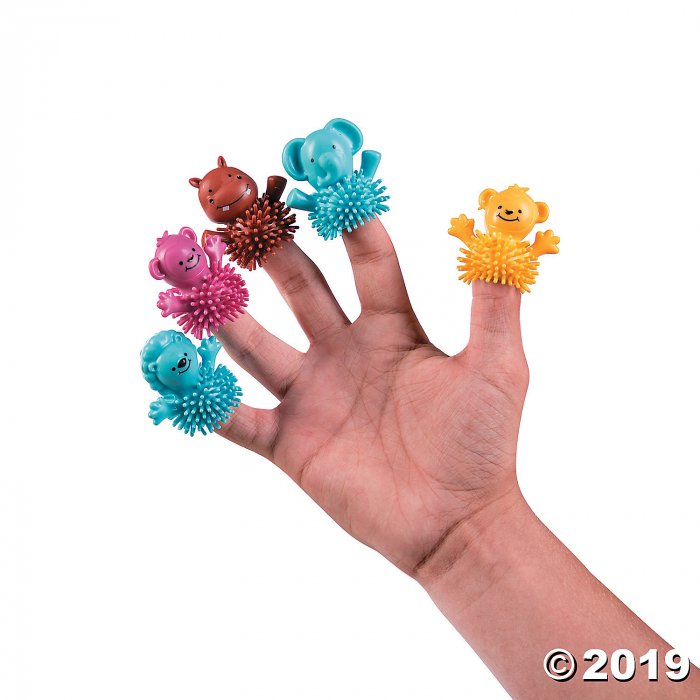 Zoo Animal Porcupine Finger Puppets (24 Piece(s))
