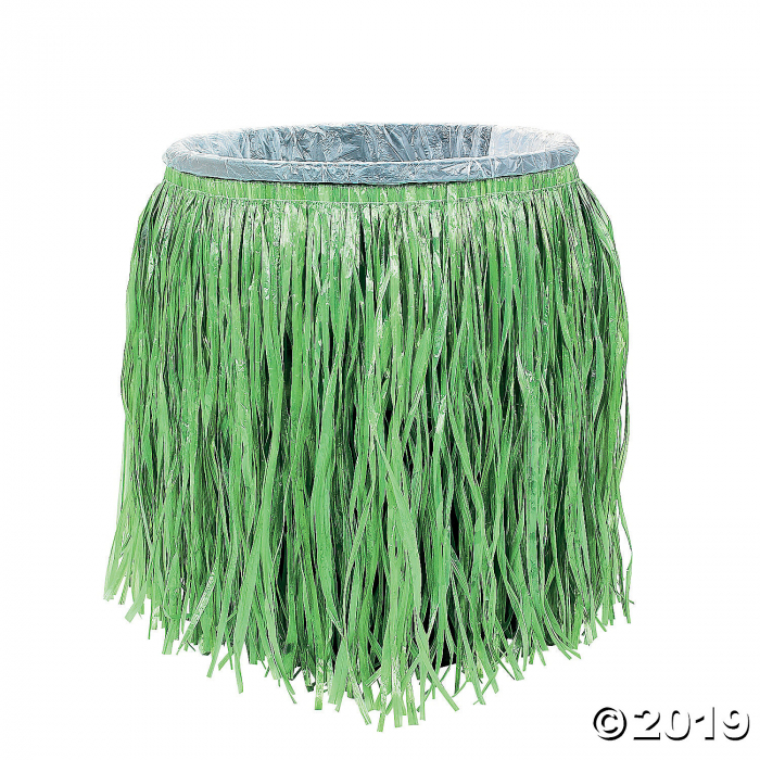 Hula Skirt Plastic Trash Can Cover