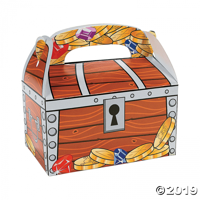 Treasure Chest Favor Boxes (Per Dozen) Treasure Chest Favor Boxes (Per Dozen)