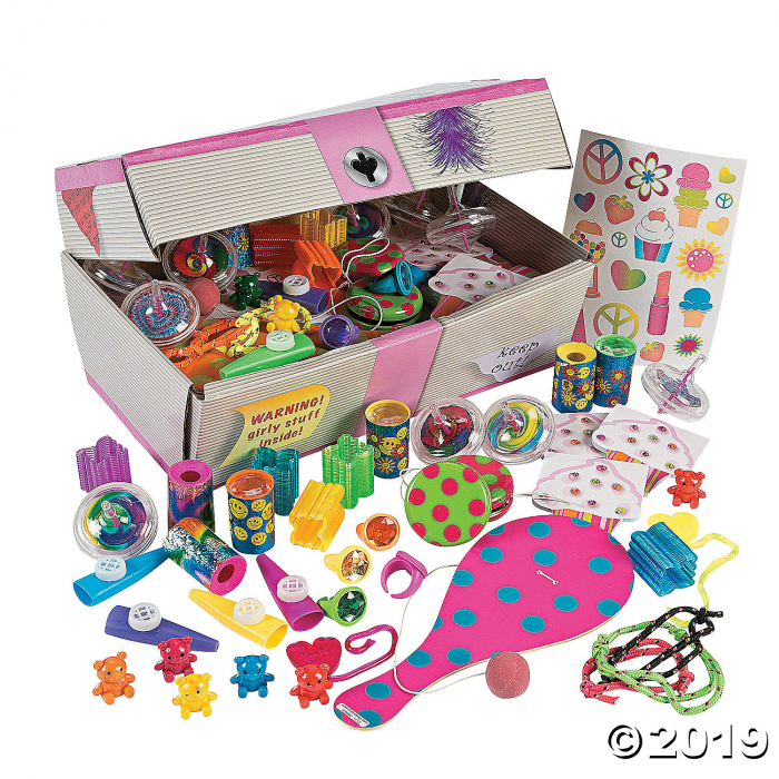 Girly Girl Treasure Chest Assortment (100 Piece(s))