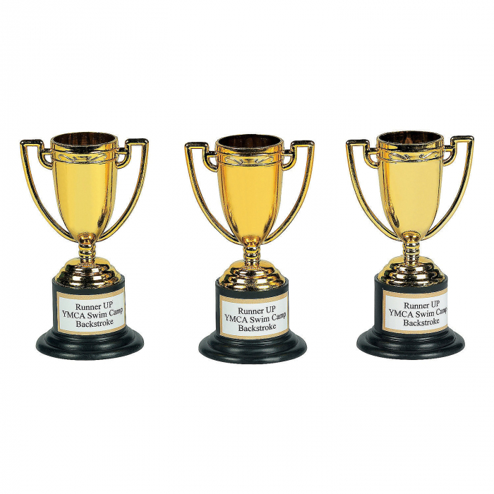 Personalized Goldtone Trophies (24 Piece(s))