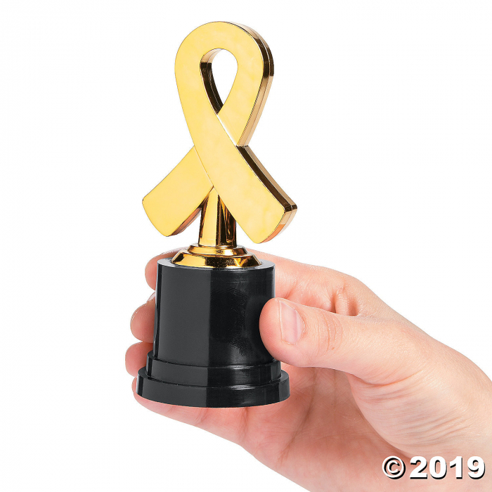 Gold Ribbon Trophies (Per Dozen)