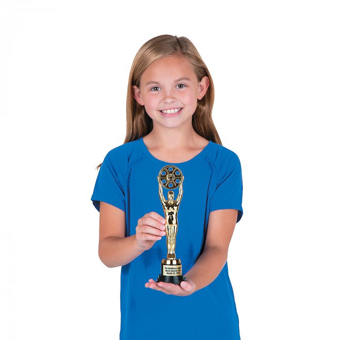 Personalized And the Award Goes To Trophy (1 Piece(s))