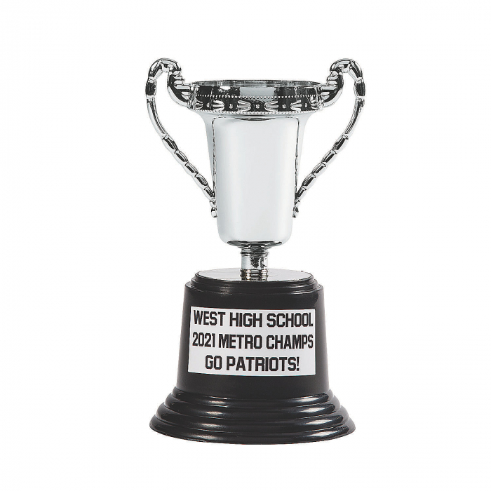 Personalized Silver Trophies (Per Dozen)