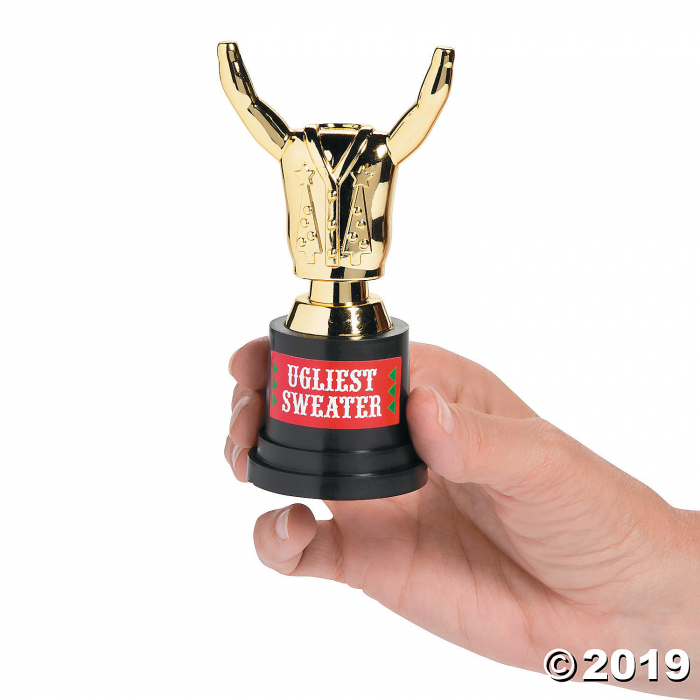 Ugly Sweater Costume Trophies (Per Dozen)