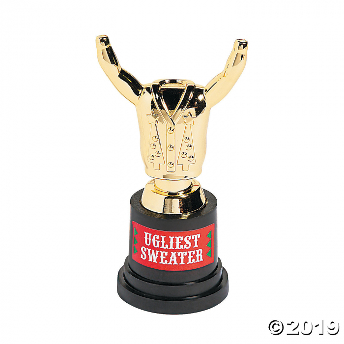 Ugly Sweater Costume Trophies (Per Dozen)