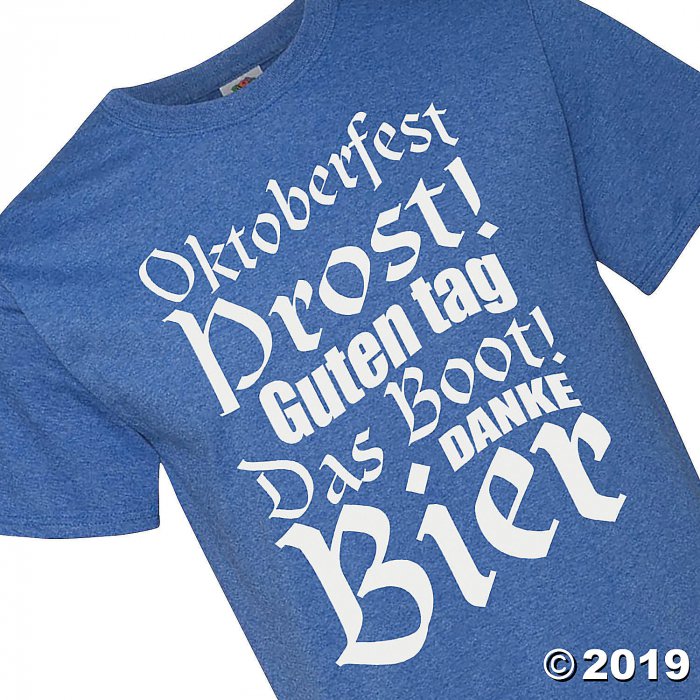 Adult's Fruit of the Loom® HD Cotton Short Sleeve Prost Oktoberfest T-Shirt - Small (1 Piece(s))