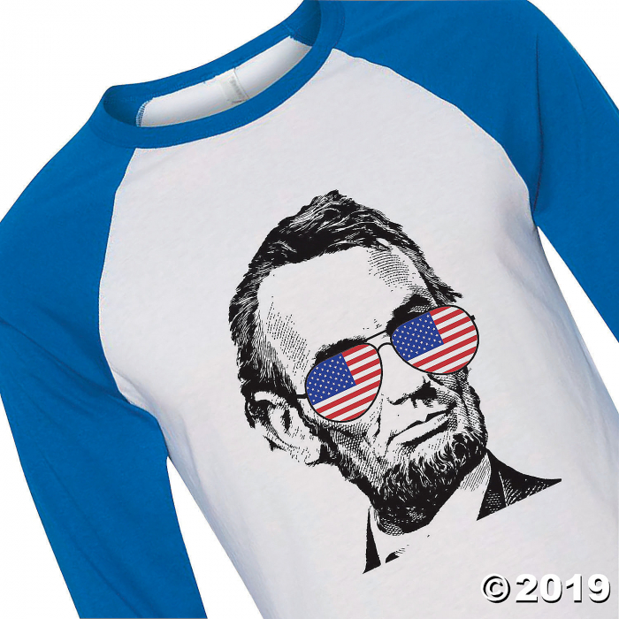 President Lincoln Adult's Baseball T-Shirt - Extra Small (1 Piece(s))