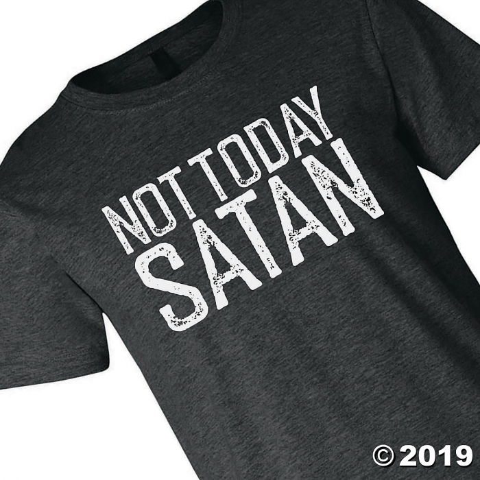 Not Today Satan Adult's T-Shirt - 3XL (1 Piece(s)) Not Today Satan Adult's T-Shirt - 3XL (1 Piece(s))