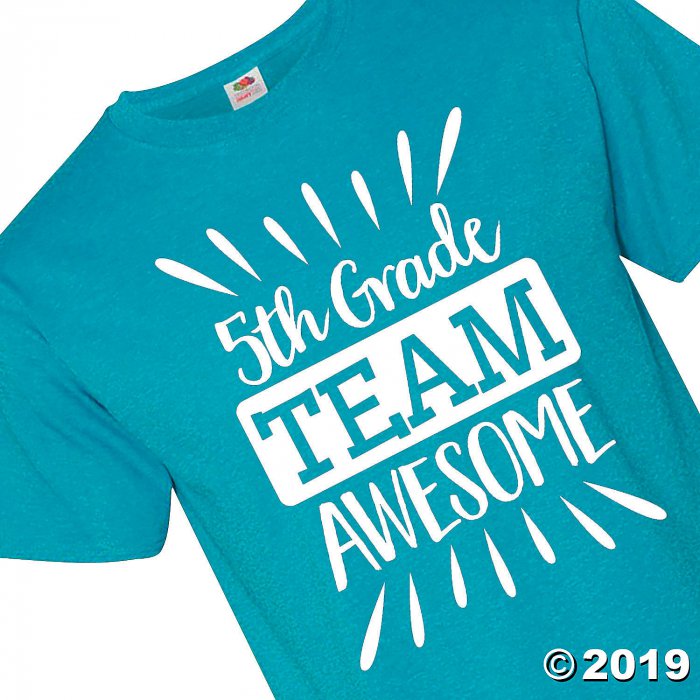 Fruit of the Loom® Adult's Short Sleeve 5th Grade Team Awesome T-Shirt - Small (1 Piece(s))
