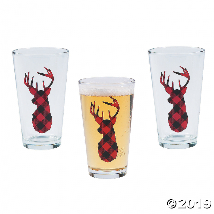 Buffalo Plaid Glass Tumblers (1 Set(s)) Buffalo Plaid Glass Tumblers (1 Set(s))