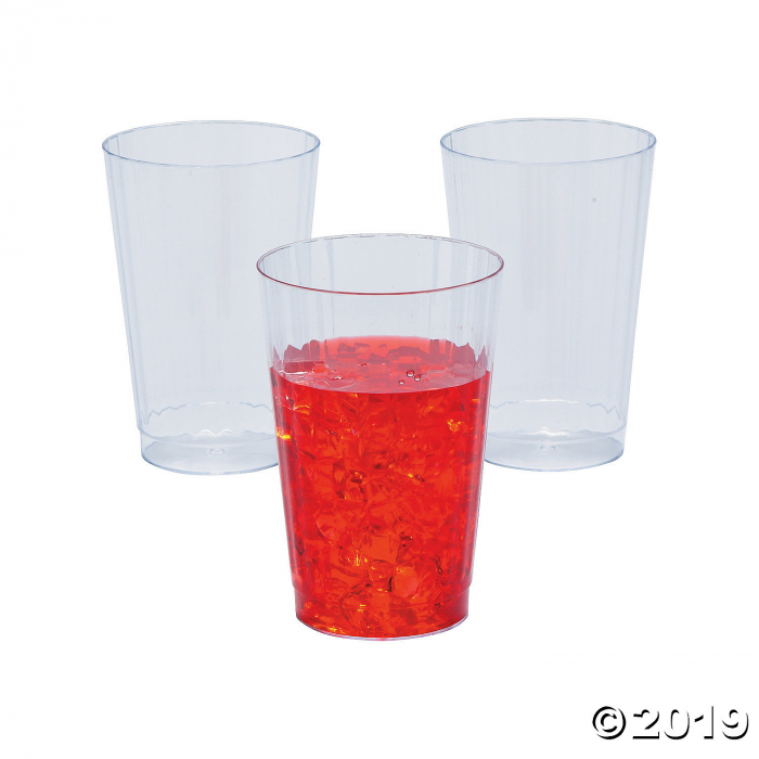 Clear Round Plastic Tumblers (16 Piece(s))