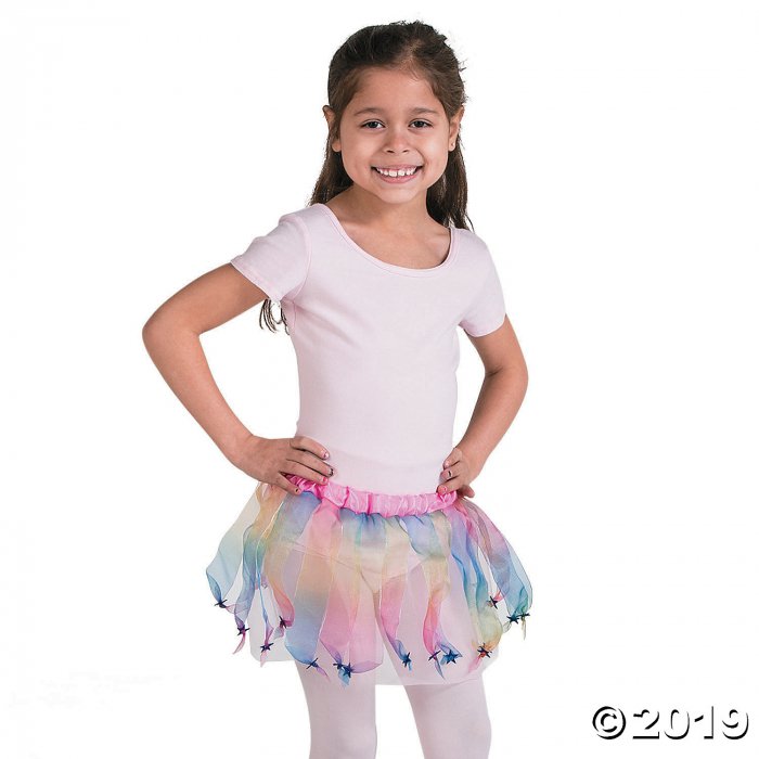 Kid's Colorful Tutu with Stars (1 Piece(s))