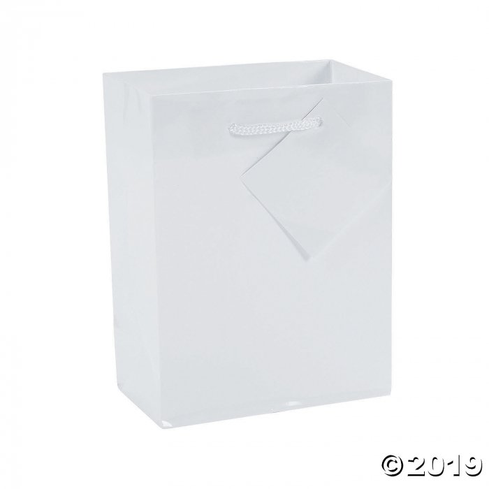 Small White Gift Bags (Per Dozen)