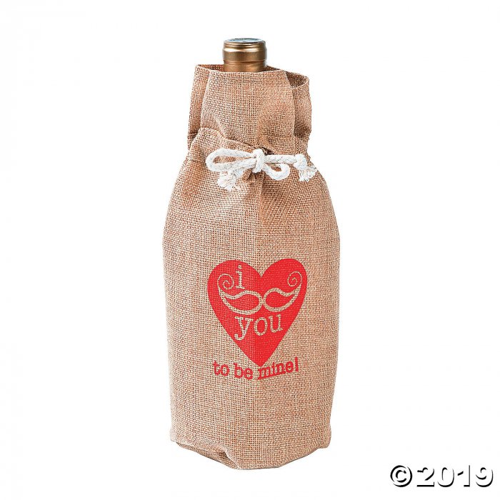 Valentine Mustache Bottle Bag (1 Piece(s))