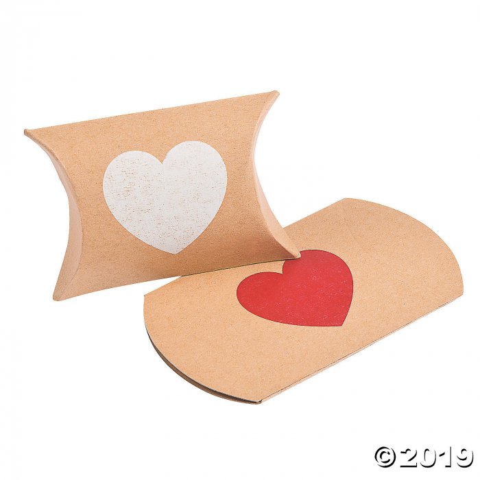 Heart Pillow Boxes (Per Dozen)