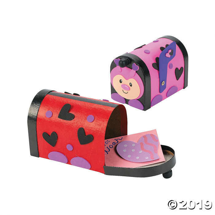 Ladybug Valentine Mailbox Craft Kit (Makes 12) Ladybug Valentine Mailbox Craft Kit (Makes 12)