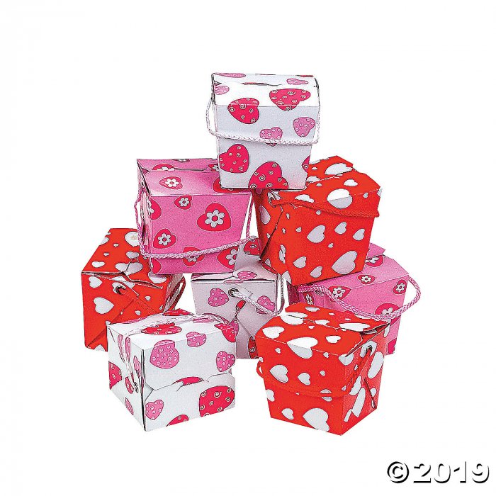 Valentine Favor Boxes with Rope Handles (36 Piece(s))