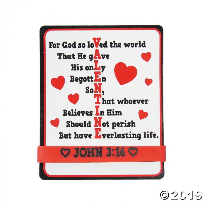 John 3:16 Cards with Bracelet - 12 Pc. (24 Piece(s))