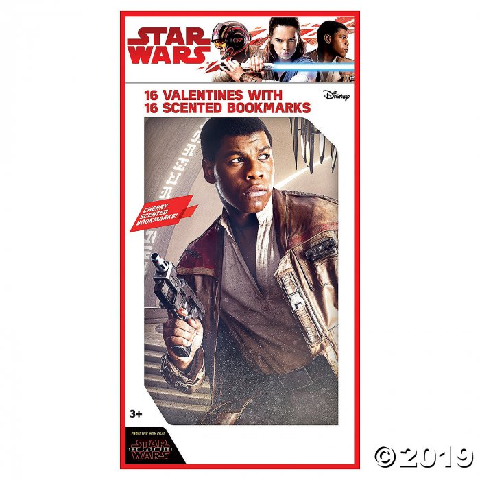 Star Wars Episode VIII: The Last Jedi Valentines with Scented Bookmarks (16 Piece(s))