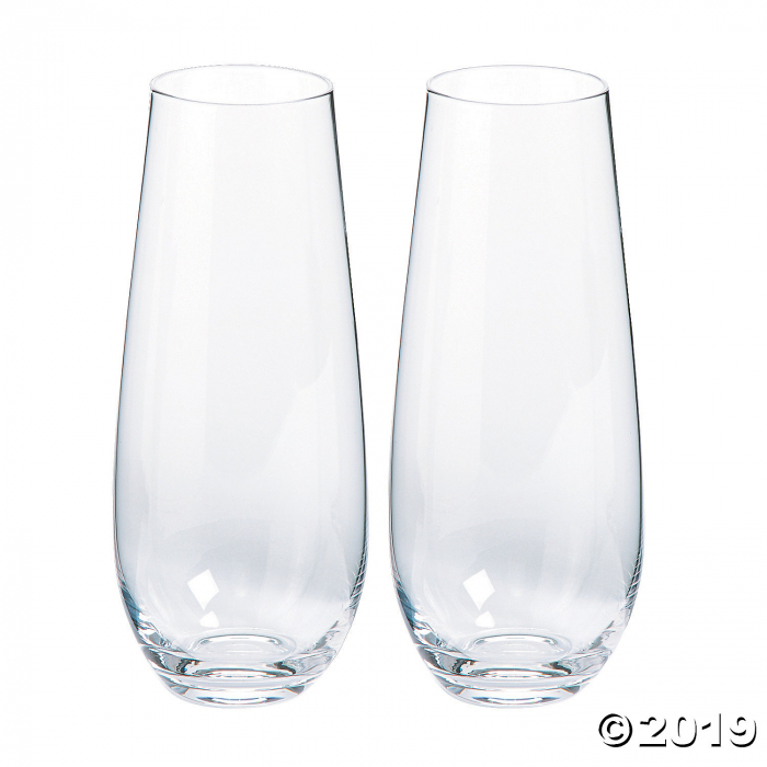 Clear Bullet Bud Glass Vases (6 Piece(s))