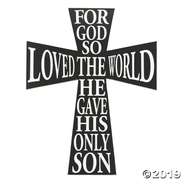 For God So Loved the World Wall Cross (1 Piece(s))