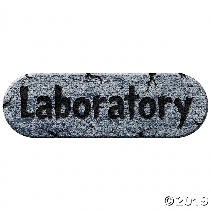 Laboratory Foam Plaque Halloween Decoration (1 Piece(s)) Laboratory Foam Plaque Halloween Decoration (1 Piece(s))