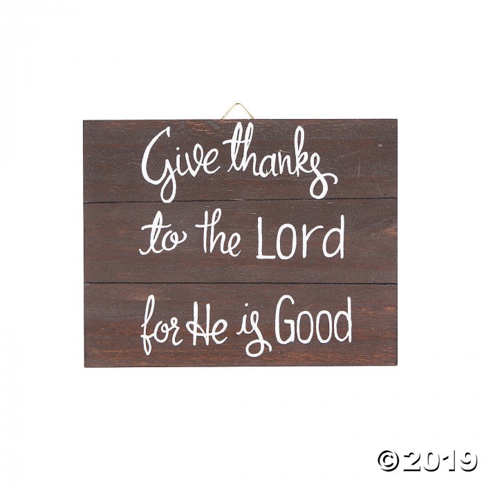 Give Thanks to the Lord Sign (1 Piece(s))