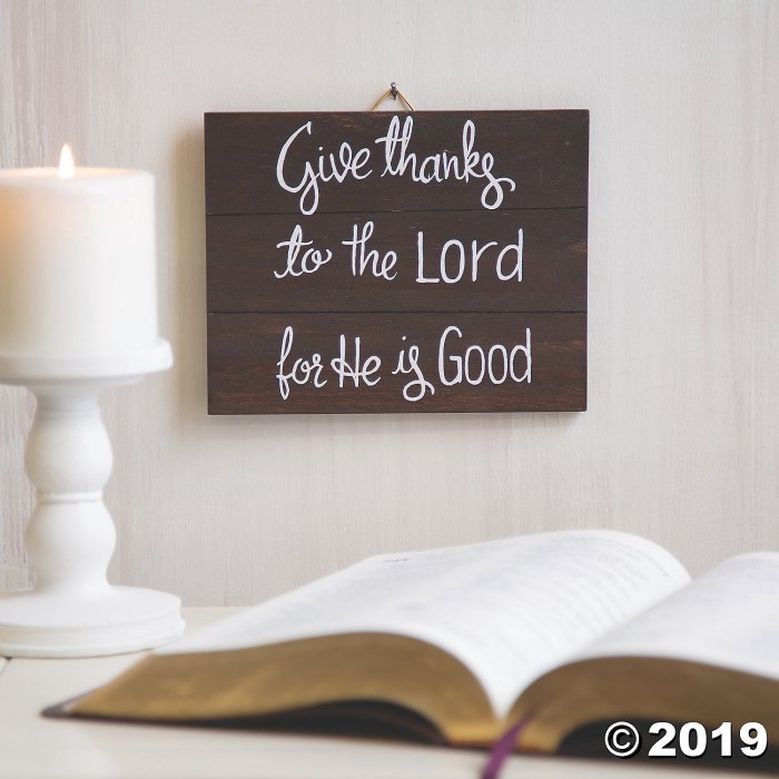 Give Thanks to the Lord Sign (1 Piece(s))