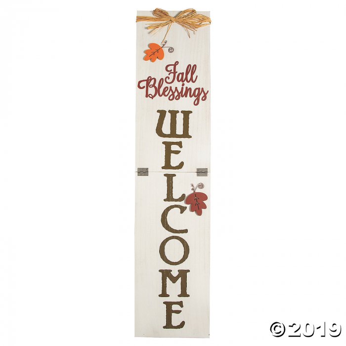 Fall Blessings Welcome Sign (1 Piece(s))