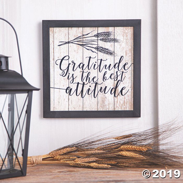 Gratitude is the Best Attitude Sign (1 Piece(s))