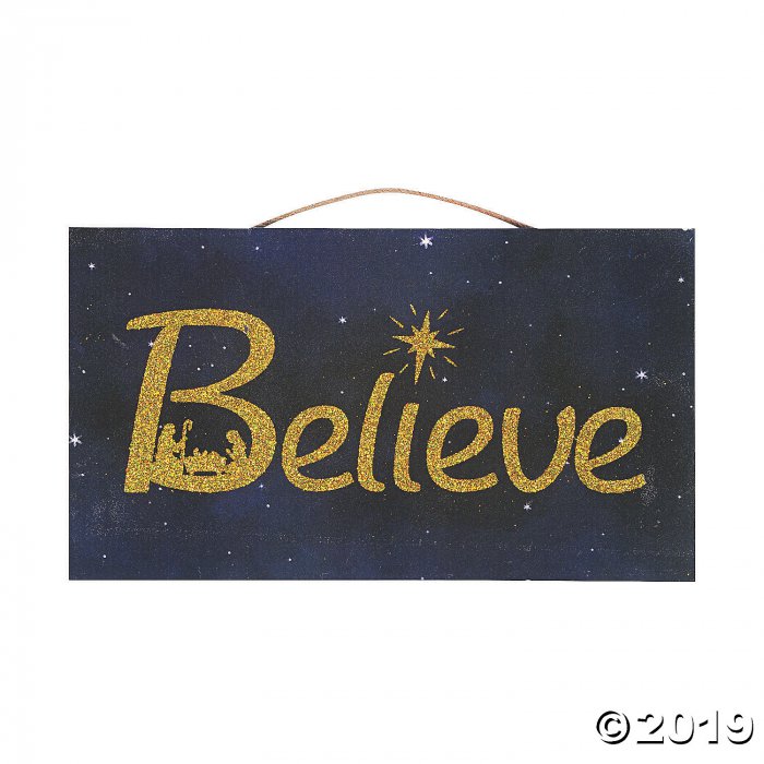 Believe Sign (1 Piece(s))