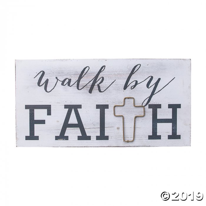 Walk by Faith Sign (1 Piece(s))