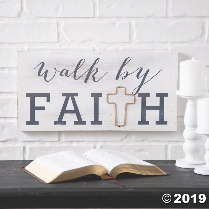 Walk by Faith Sign (1 Piece(s))