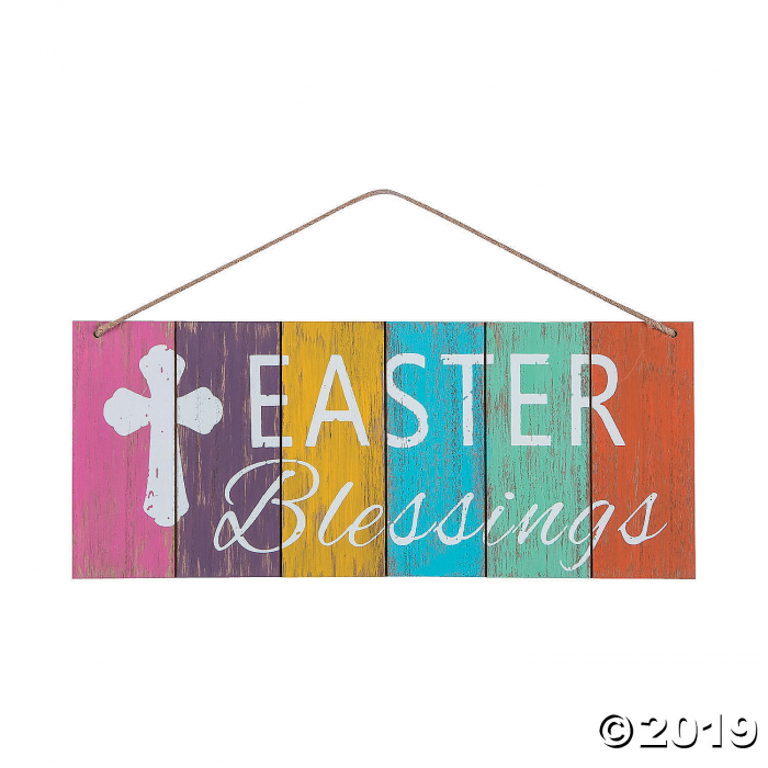 Easter Blessings Wall Sign (1 Piece(s))