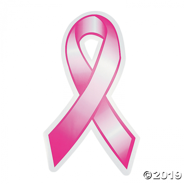 Pink Ribbon Cutouts (Per Dozen)