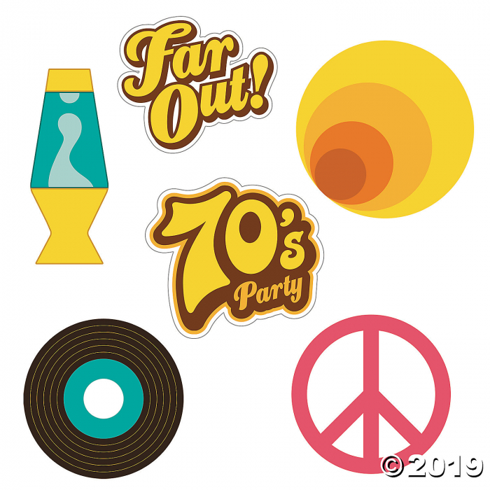 70s Party Cutouts (1 Set(s))