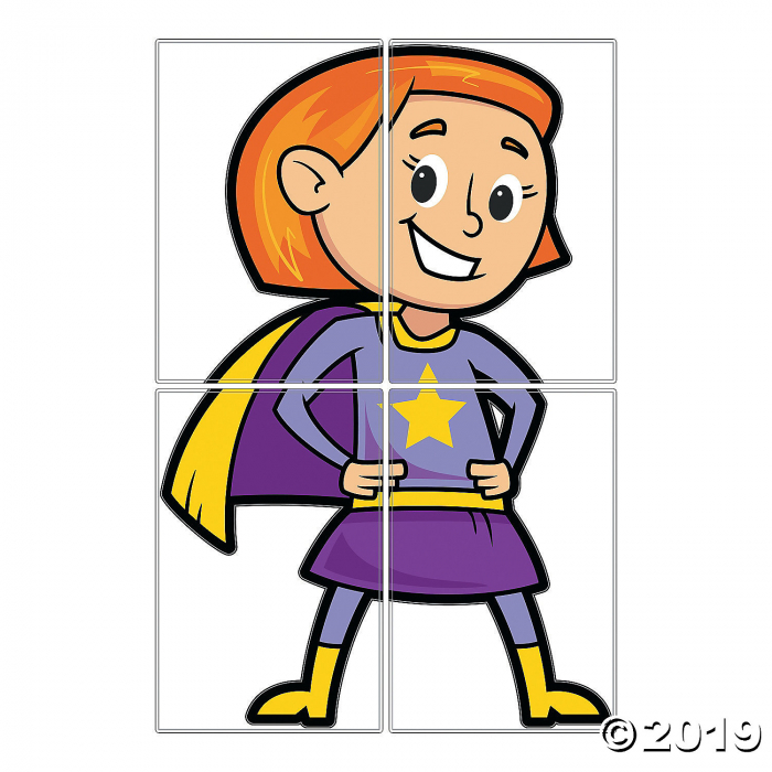 Jumbo Superhero Cutouts (24 Piece(s))