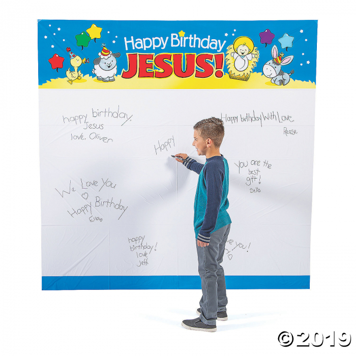 Happy Birthday Jesus Autograph Poster (1 Piece(s))