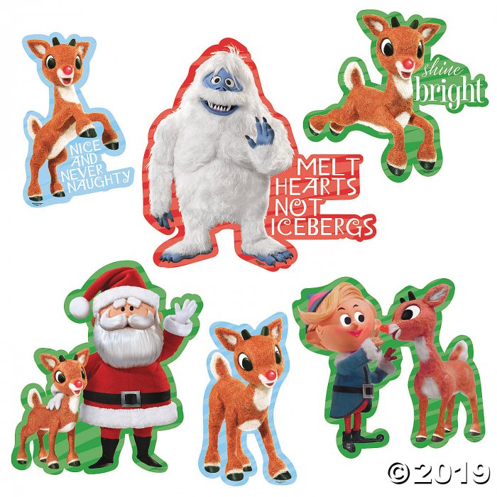 Rudolph the Red-Nosed Reindeer® Christmas Cutouts (6 Piece(s))